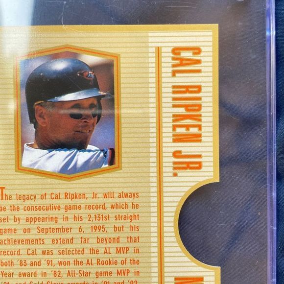 1996 Upper Deck Authenticated National Heroes Promo Cal Ripken Jr #NH2 HOF - Picture 3 of 9